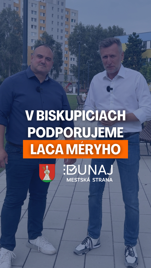 Fotografia k príspevku: Podunajské Biskupice chcú zmenu! A tou zmenou je náš kandidát Ladislav Méry.