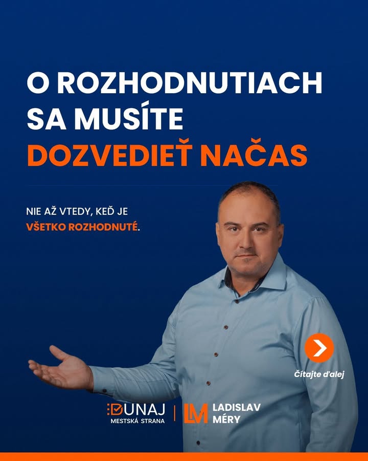 Fotografia k príspevku: Kandidujem na starostu Podunajských Biskupíc, pretože verím, že samospráva má byť otvorená, dostupná