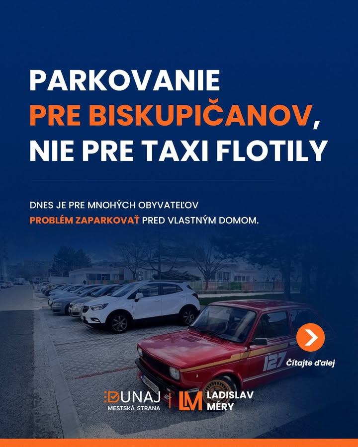 Fotografia k príspevku: 🚗 Vrátite sa večer domov a opäť krúžite po sídlisku? Hľadáte miesto na zaparkovanie pred vlastným d