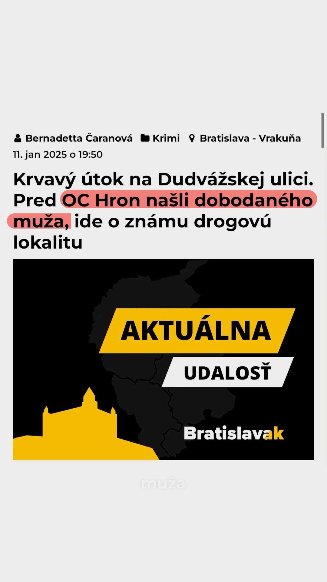 Fotografia k príspevku: Bezpečnosť nie je luxus. Je to základná povinnosť samosprávy voči svojim obyvateľom. Okolie nákupnéh